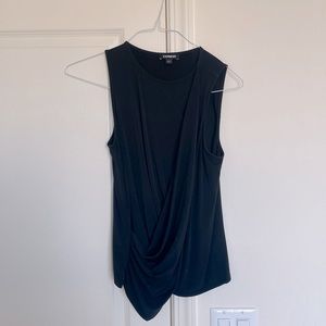 Black draped tank